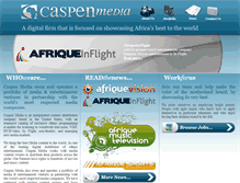 Tablet Screenshot of caspenmedia.com